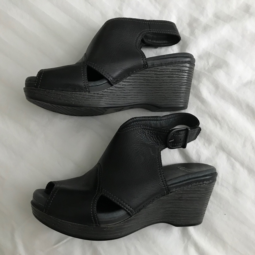 Dansko Genuine Leather Wedges Womens